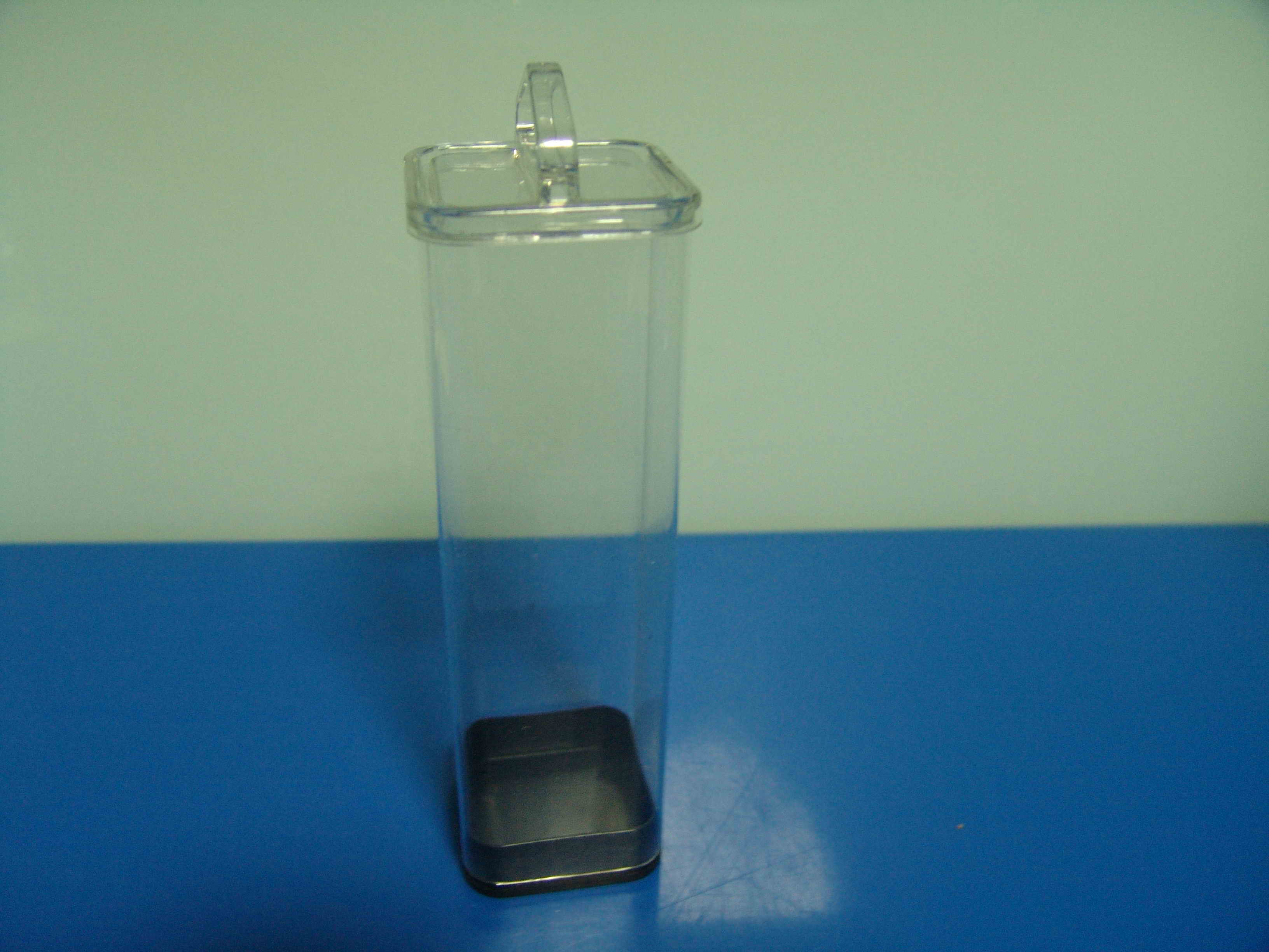 clear square packaging tubes,plastic square tubes,packaging square